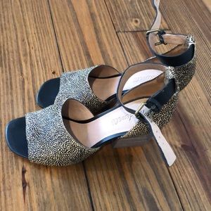 Madewell open toe heels